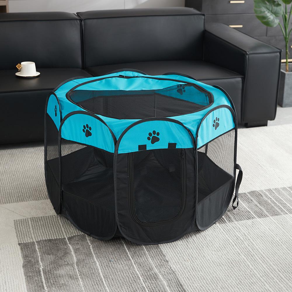 Portable Foldable Pet Tent Kennel Octagonal Fence Puppy Shelter Easy Easy Operation Large Dog Cages Cat Fences Dog Kennel