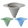 Mini Portable Oil Pot Funnel Foldable Wide Mouth Silicone Kitchen Tool Filling Bottles Liquid Transfer Funnel For Oil Wine