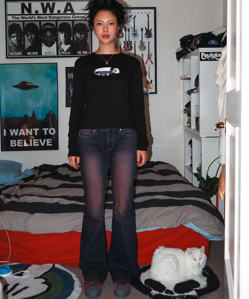 MINIMALPAIR Sade Long-Sleeve T-Shirt Black