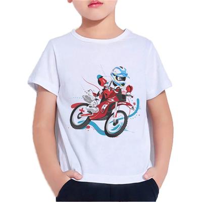 אופנוע האראג'וקו 2D בנים בנות נוער ילדים בגדי ילדים חולצת טריקו יוניסקס טי שירט שרוול קצר פולאובר ילדים לבוש קז'ואל עליונית