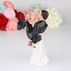 Elegant Design Couple Wedding Cake Topper Romantic Style Safe Decoration Cake Decorating Resin Creative Bride Groom Figurine