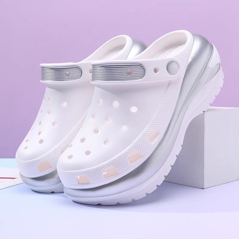 Chunky Platform Clogs Shoes Women Thick Bottom Non Slip Beach Woman Summer Fashion EVA Sandals Slippers