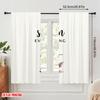 2pcs 2D Flat Printing Window Curtains Season Everything With Love 100% Polyester Without Electricity Festive Holiday Perfect for