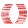 16Pcs 17"18" Strips Motorcycle Wheel Stickers Car Reflective Rim Tape Motorbike Bicycle Auto Decals Universal For Honda Decals