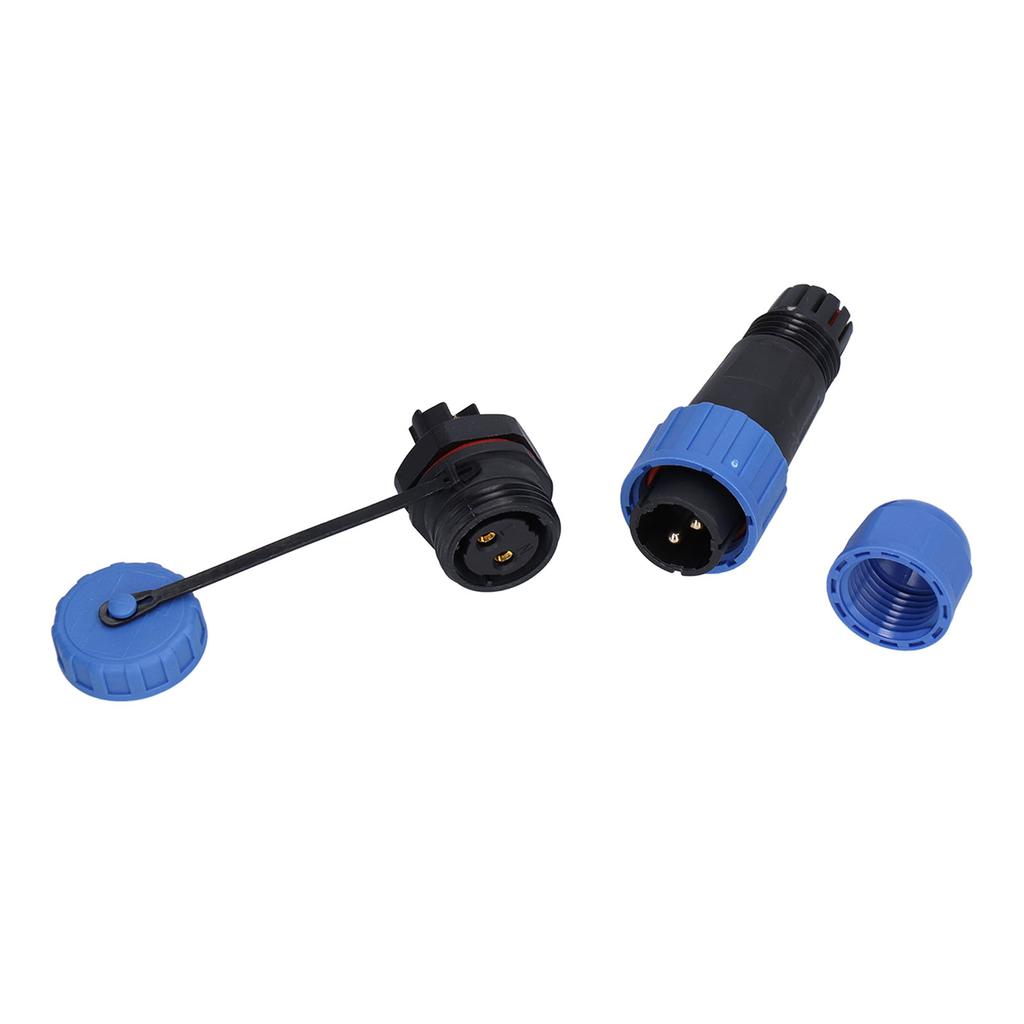 Aviation Socket Plug LP16 2Pin Sveisefri IP68 Vanntett 20A Hunn Han Kabelkontakt