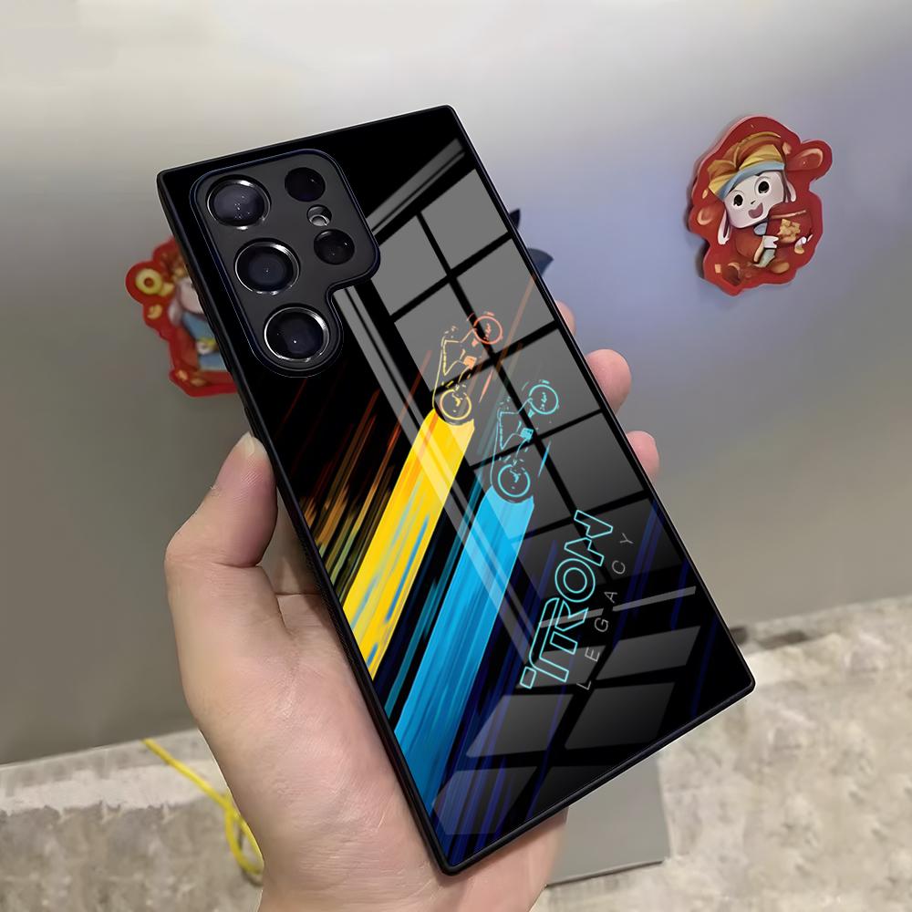 

Tron Legacy Phone Case For Samsung S25 Ultra S23 S22 S24 S20 Fe S21 Plus A54 A53 A16 Glass Cover Samsung s23