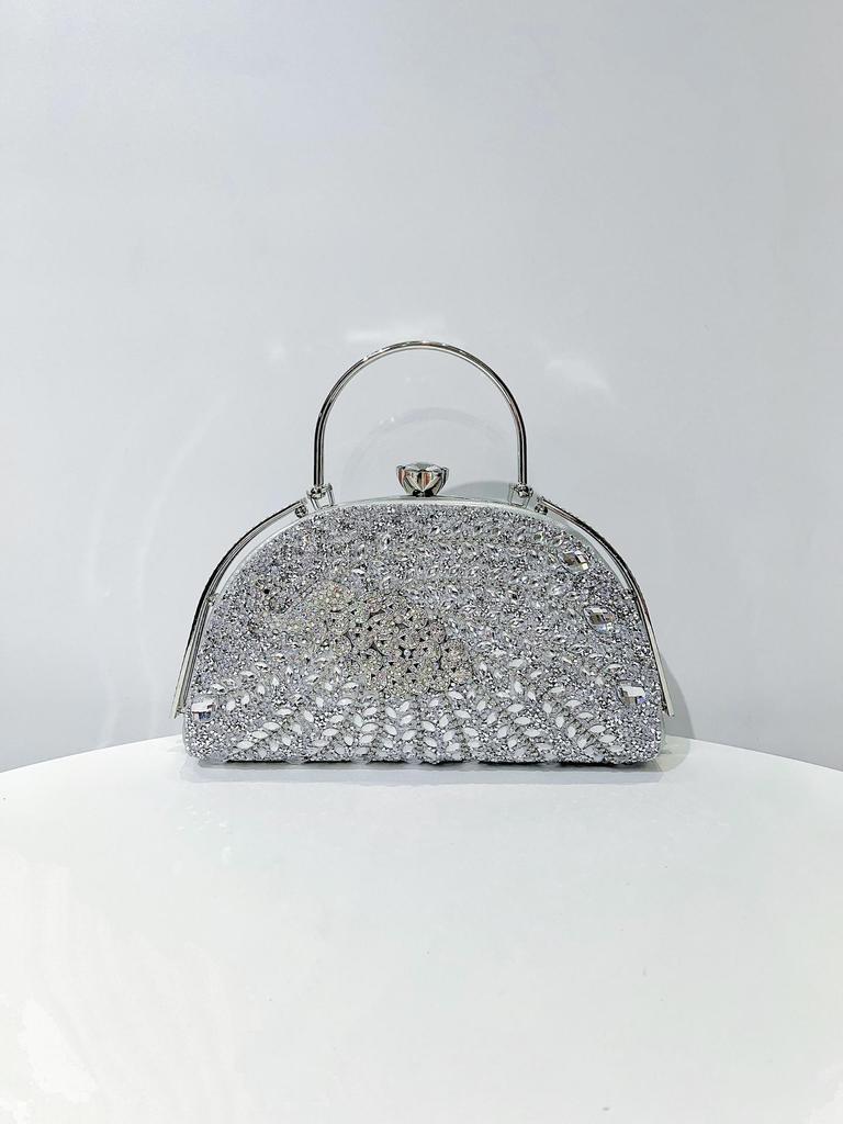 Women's Rhinestone Evening Clutch - Bridal & Banquet Handbag