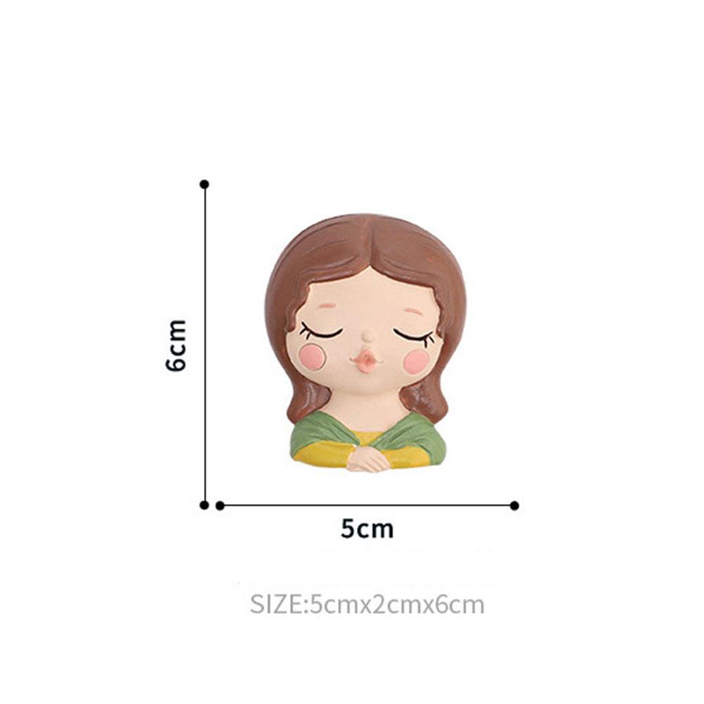 Mini European Creative Resin 3D Three-Dimensional Design Refrigerator Sticker Crafts Home Kitchen Memo Message Simple Decoration