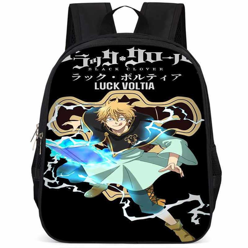 Sac à dos Black Clover 15 pouces Grande capacité Léger Tissu Oxford Pour Enfants