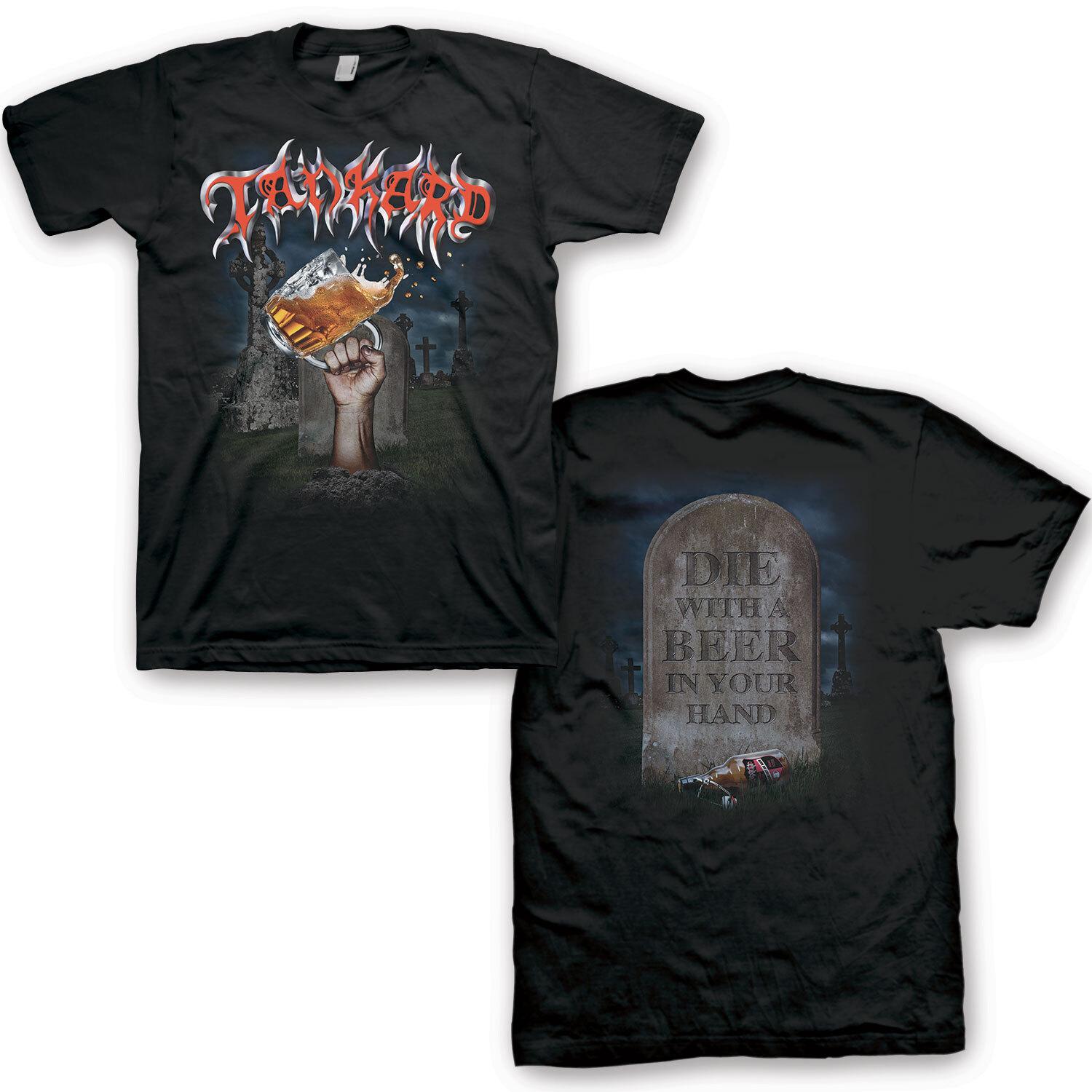 Tankard Die With A Beer T-Shirt Mens Womens Tees Top XL