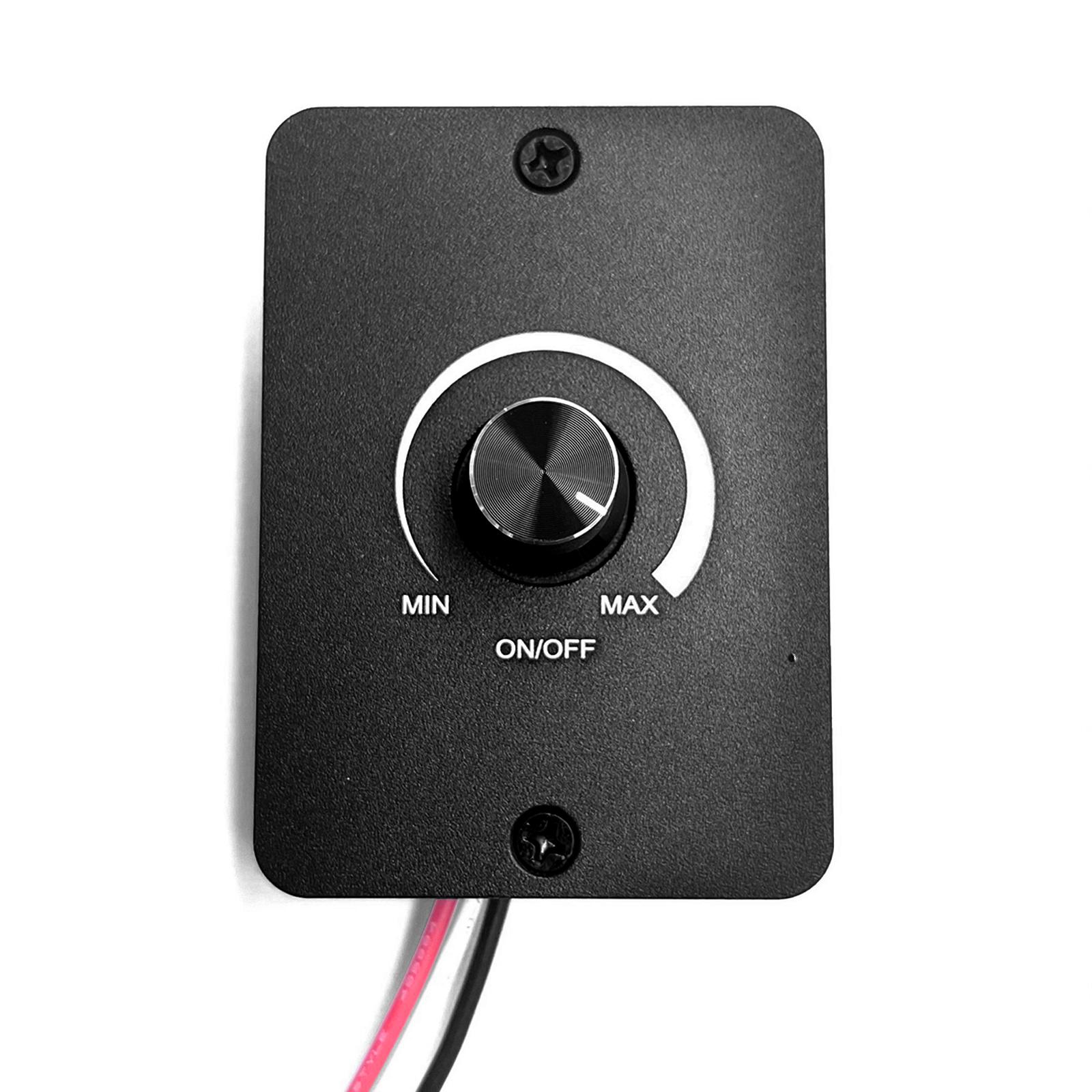 

RV Dimmer Switch 12V 5A 60W Dimming Knob PWM Dimming Switch for LED Light Fixture, Halogen, Incandescent, StripLights чёрный