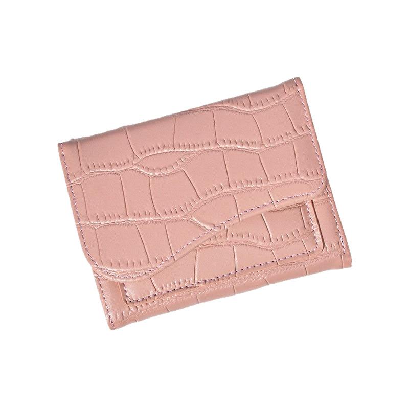 Women's Wallet - Short Style Fashionable  Multiple Colors  Multiple Card Slots  Zipper Closure  Versatile Travel-sized Multifunctional Wallet
