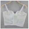 Versatile Fitted French-style Bra Tank Top Slimming Bra with A Waist-cinching Design Ultra-thin Contrasting Lace Sensual Style Corset Tank Tops
