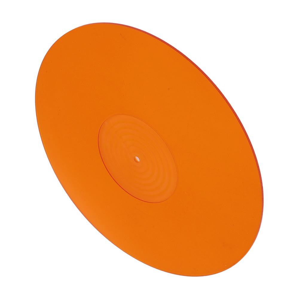 300*3mm Record Turntable Pad Acrylic Platter Mat for LP 12 Inch Record for Turntable Use