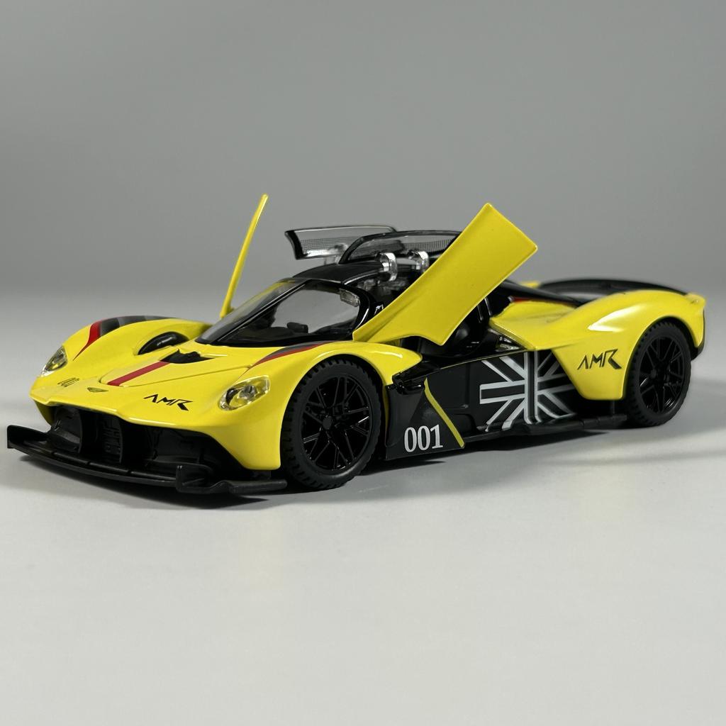 1/32 Aston Martin Valkyrie Supercar Alloy Metal Diecast Model Car Collectibles Boy’s Birthday Gift Home Trendy Ornaments & Gift