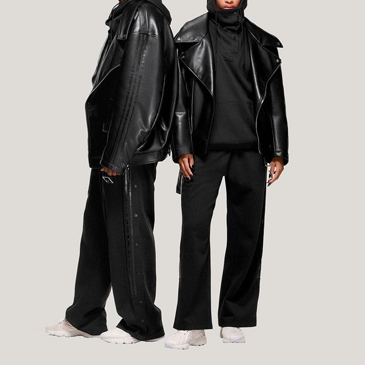 Adidas Bunda Ivy Park Moto Tour (Všechny pohlaví) Černé unisex streetwear IK9636