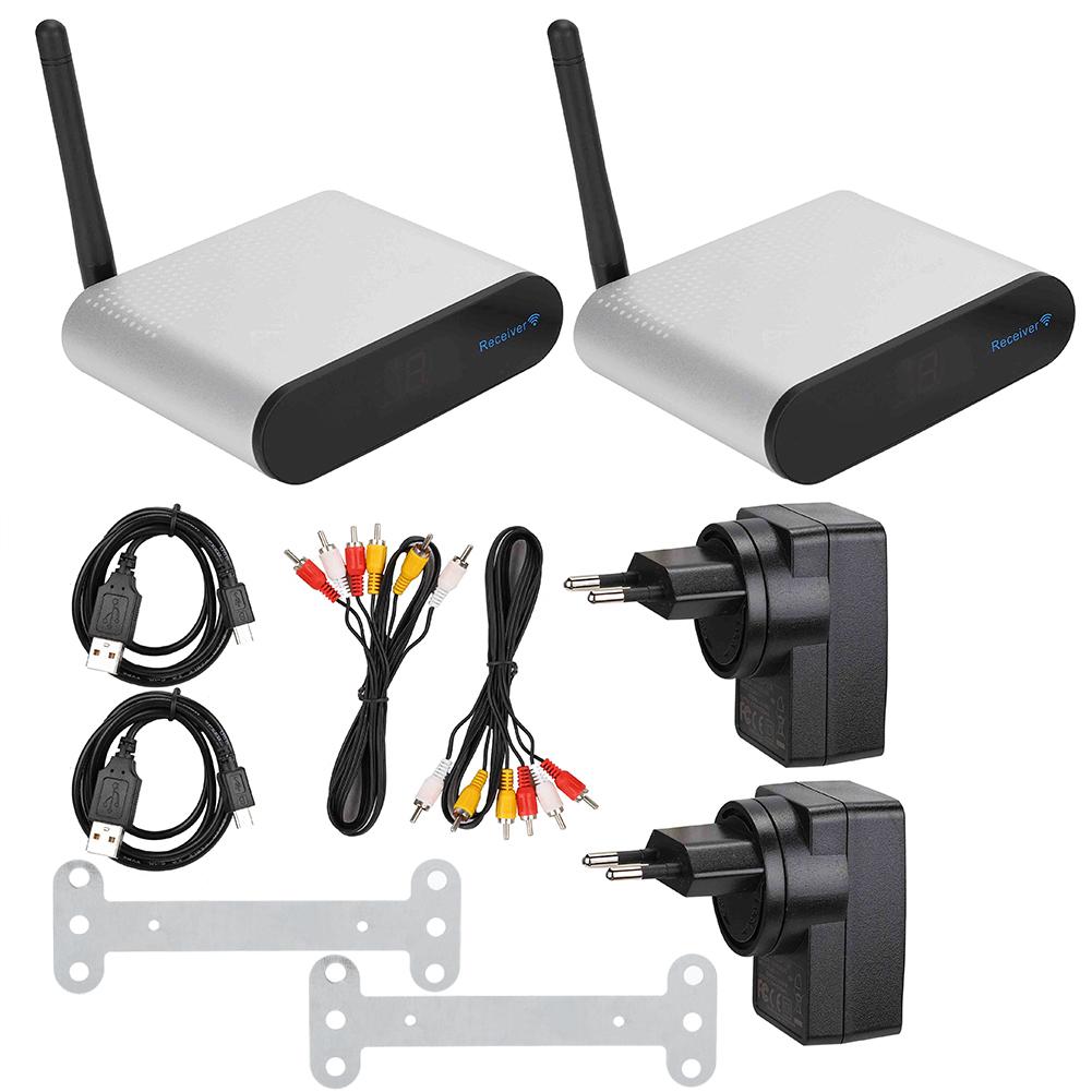 

For Measy 2.4GHz AV220 Set top Box Wireless Infrared Transmitter Receiver AV EU Plug