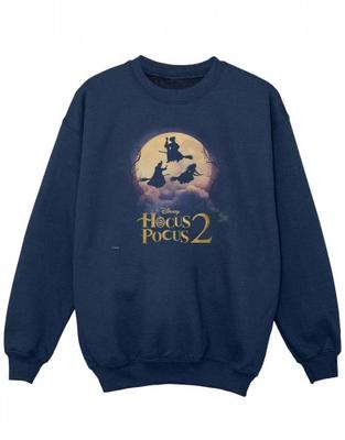 Girls Hocus Pocus Witches Flying Sweatshirt