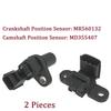 1 / 2 PCS Camshaft / Crankshaft Position Sensors MR560132 MD348074 MD355407 Fits Lancer 2002 2003 2004 2005 2006 2007 4Cyl 2.0L