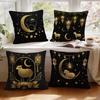 4Pcs Lantern Eid Al Adha Cushion Covers Single-Sided Printed 40/45/50Cm Throw Pillow Case Cover Sofa Cushion Home Room Decor