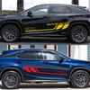 2PCS Car Door Side Stripe Stickers For Lexus RX 350 250 300 Motor Graphics Sport Body Decoration Auto Accessories Vinyl