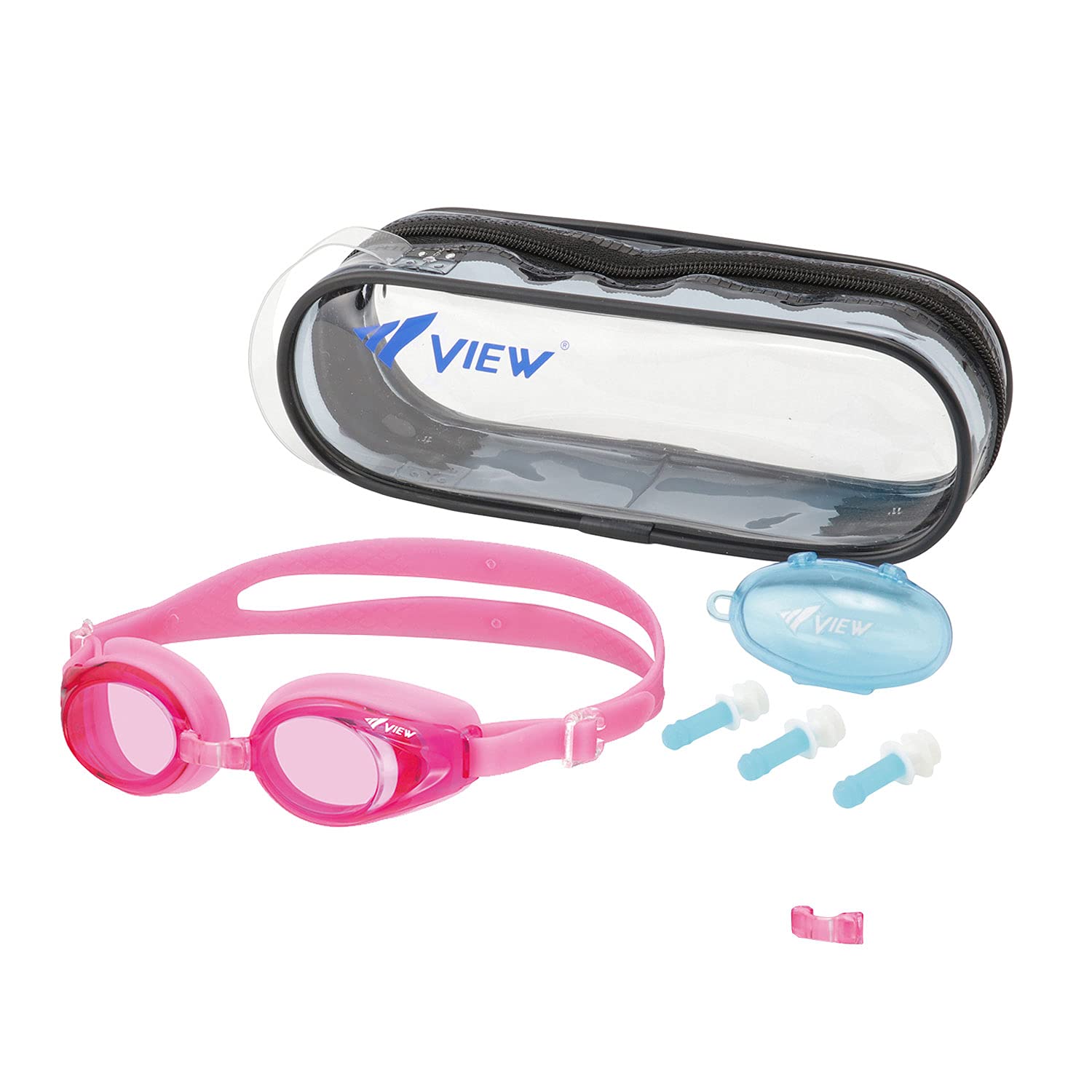 

Swimming Goggles Set Goggles P For ages Antibacterial Earplugs in Pink VA1603 [View] Children s 2-Piece (VJ710J P) 4-9 + (EP408J) [Made Japan]