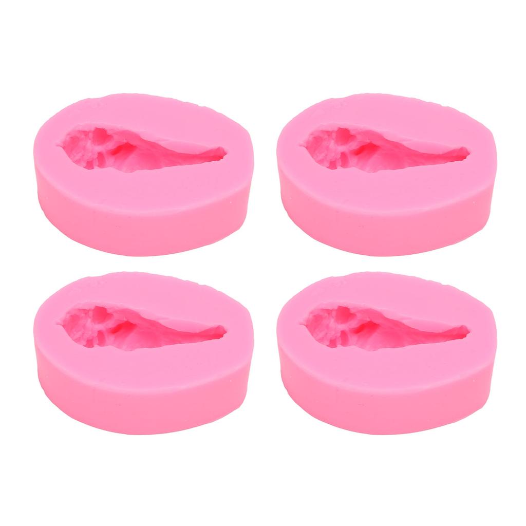 4 Stück Silikonform Drumstick-Form Fondant Silikonform Schokoladenkuchen Dekorationsform DIY Gebäck