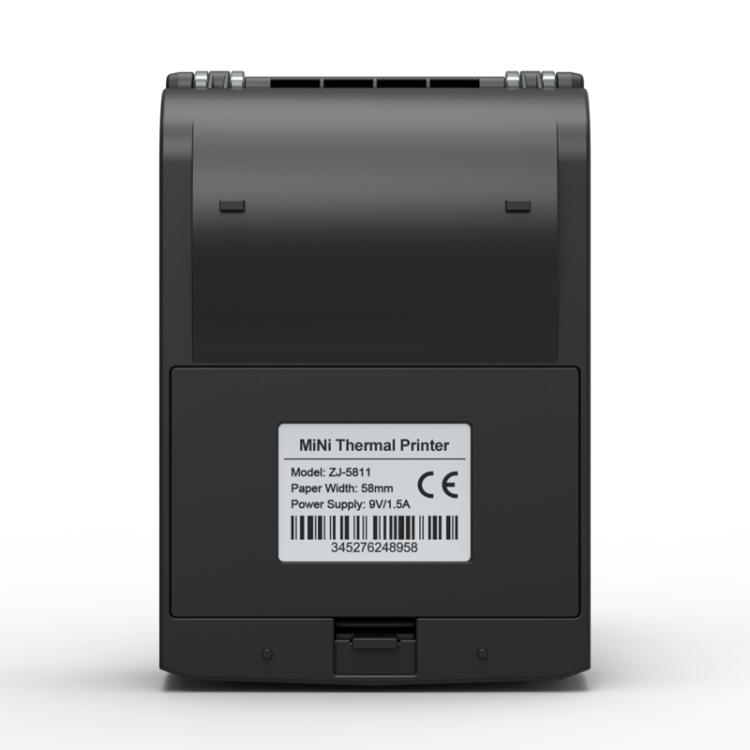 5811DD 58mm Bluetooth 4.0 Portable Thermal Bluetooth Receipt Printer, UK Plug