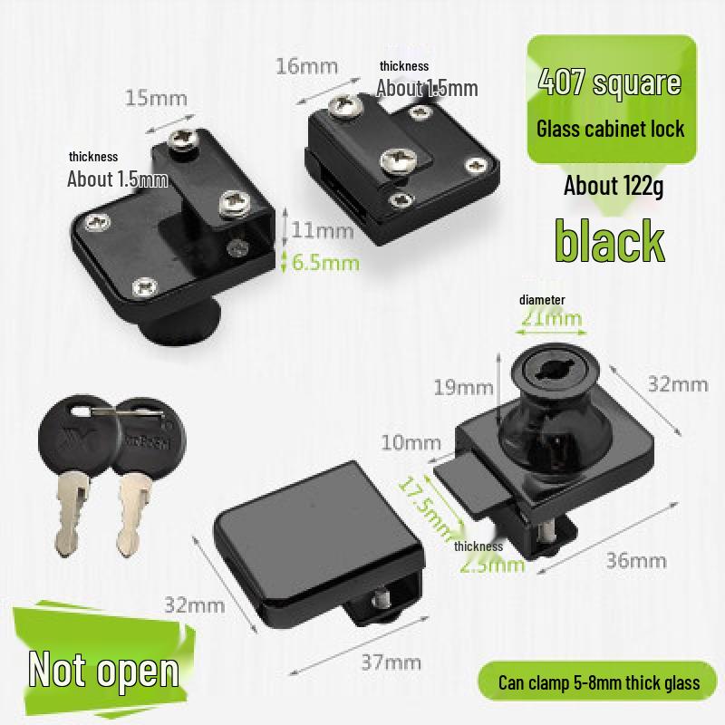 Rongyu 407 Glass Door Cabinet Lock
