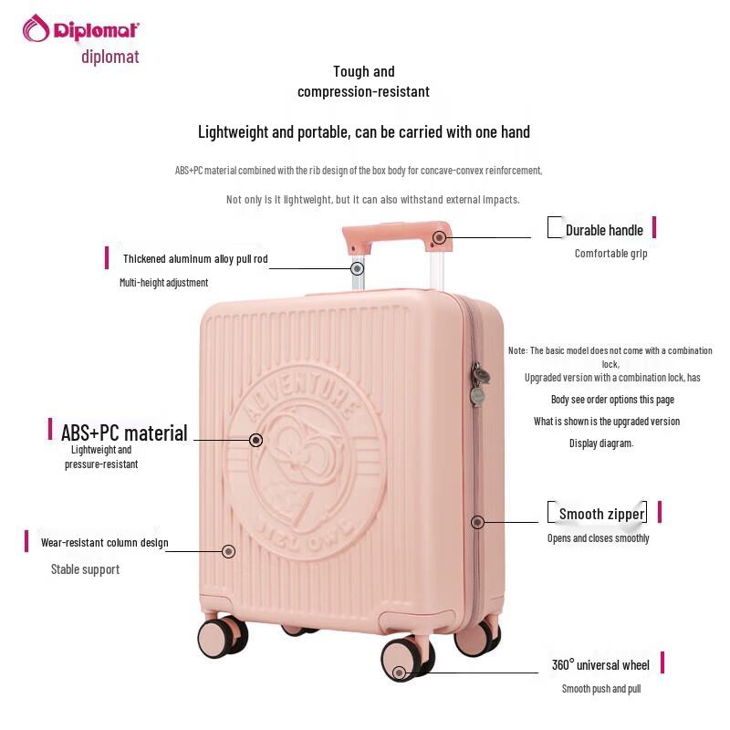 Diplomat Bubu Collaboration Carry-on Spinner Luggage