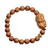 Barbie Sandalwood Tara Bodhisattva Bracelet: Men's & Women's 0.8 Single Circle DIY Buddhist Beads Jewelry.