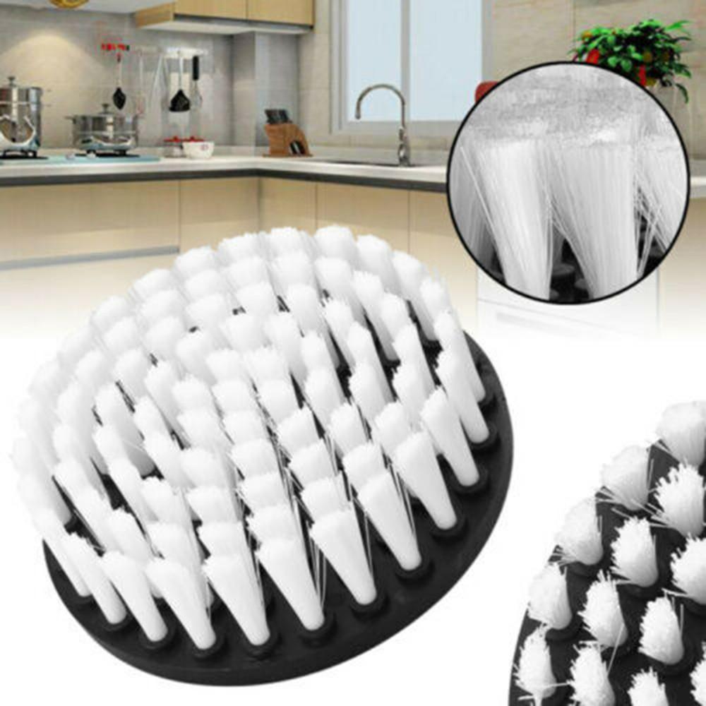 4in Electric Drill Brush For Carpet Tile Leather Upholstery Cleaning Attachment