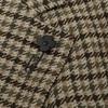LARDINI JA23027 Brown Houndstooth Double Breasted Chester Coat Coat 42 BrownUsed