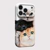 Lovely Cute Cat Glossy Film Hard PC Phone Case for Google Pixel 7 7a 8 8a 9 9a Pro XL 5G