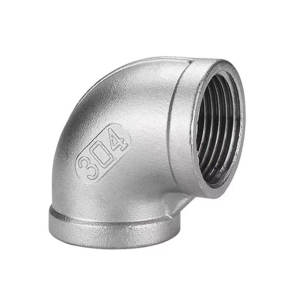 Durable 304 Stainless Steel Elbow Fittings 90 Degree BSPT Female Pipe Fittings 1/8" 1/4" 3/8" 1/2" 3/4" 1" NPT Fittings