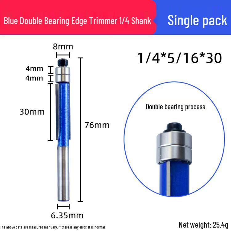 Doppelt gelagerter Kantenfräser Holzbearbeitungsfräser-Set
