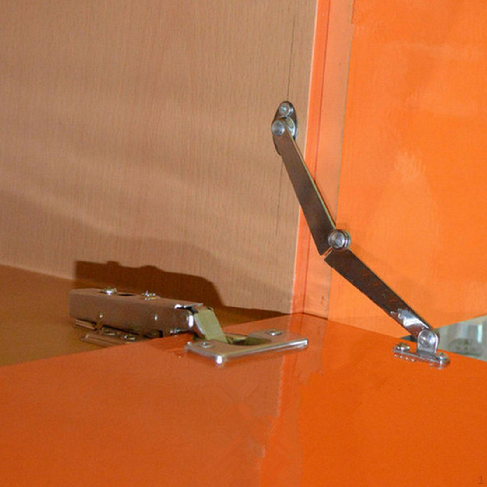 

Складные петли-поддержки крышки Петля для шкафа Легко устанавливаемые детали с крепежными винтами for right side