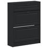UTRECHT Shoe Cabinet 78 X 24 X 100 Cm Particleboard Black