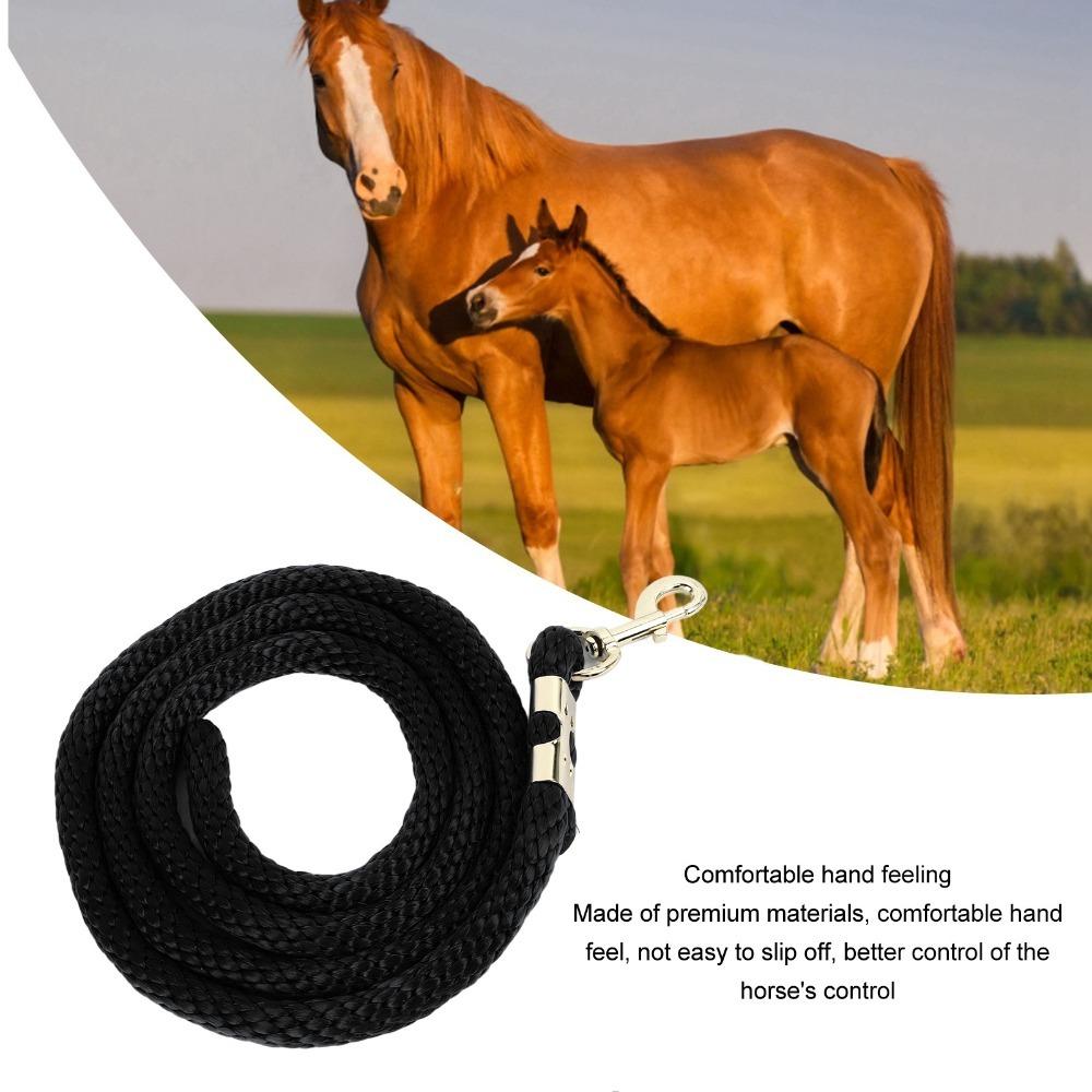 High Tensile Horse Lunge Line Heavy Duty Horse Web Lunge Line Horse Training Rope Daily Traction
