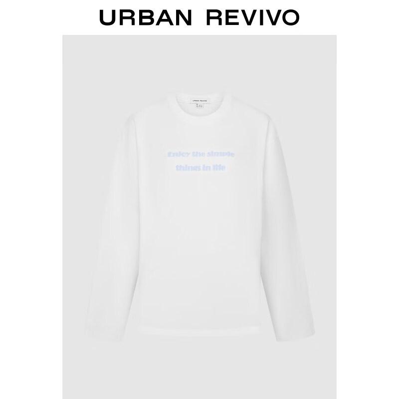 UR 2026 Women s Color-block Letter Print Cotton T-shirt XL