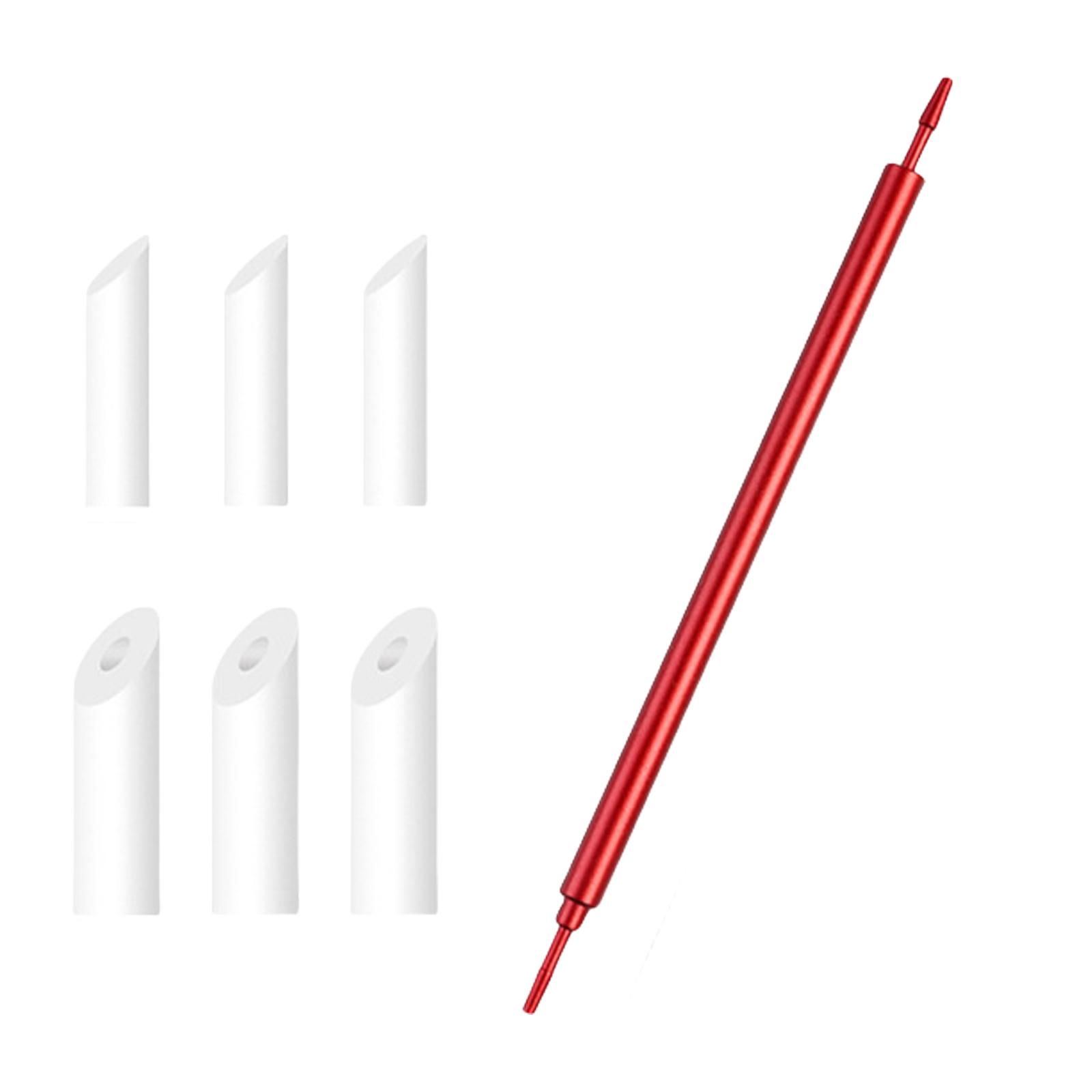 

Профессиональные металлические палочки для очистки моделей, подходящие для точной детализации и эффектов выветривания при создании, разглаживания декалей красный