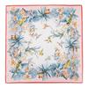 Mulberry silk scarf  new retro winter beautiful ginkgo printing four seasons shawl sunscreen dual-purpose
