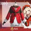 Genshin Impact Klee Lolita Costume Game Outfit for Women Cute Cosplay Non-Maid Version