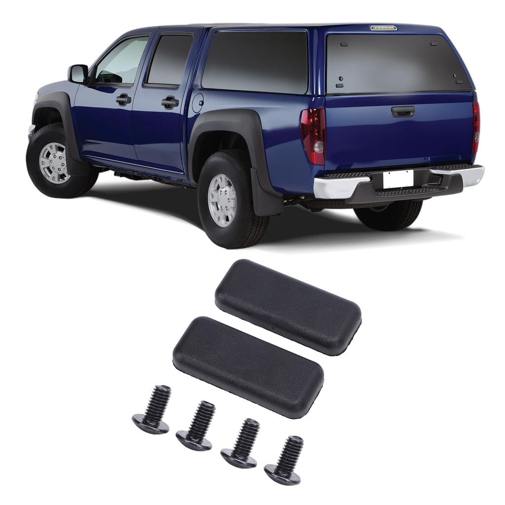 6PCS Rear Door Mounting Plates with Screws 64658 for LEER 100XR 100XL 100XQ 180XR 180XL Series Truck Caps