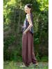 Women's Artistic Retro Loose Cotton Linen Pumpkin Patchwork Lantern Pants