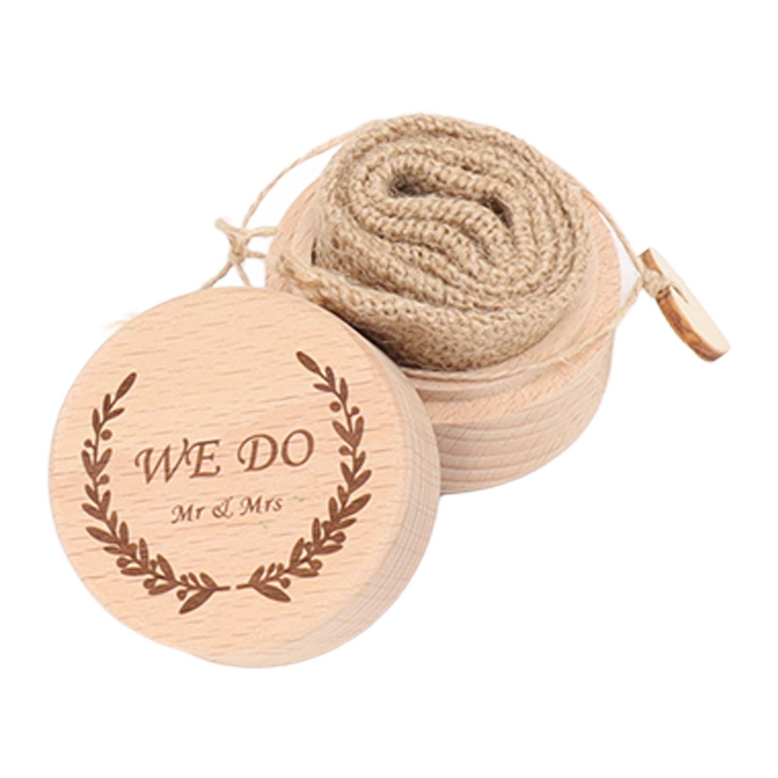 

Деревянная коробочка для колец Модная Элегантная Резная Портативная Маленькая шкатулка для драгоценностей для Предложения Помолвки Свадьбы