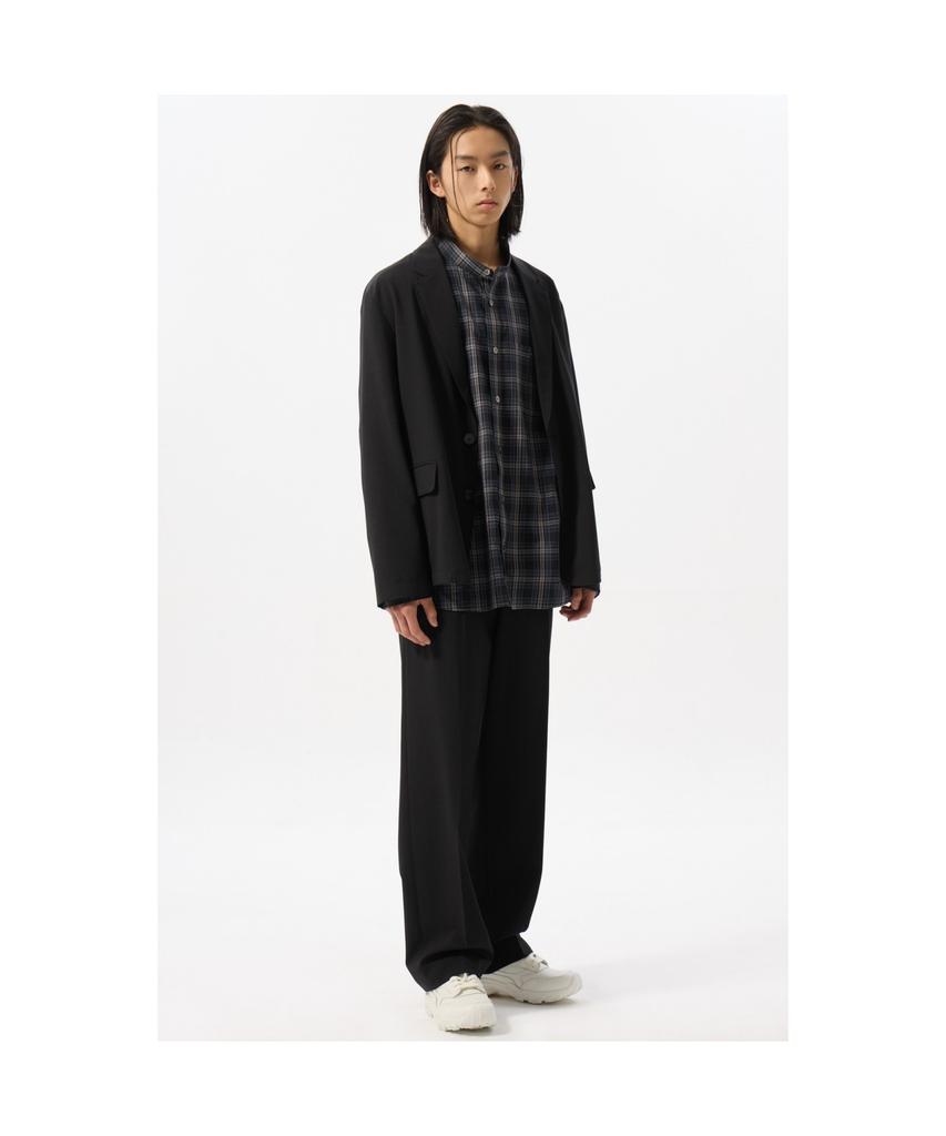 Customellow Black Relaxed Fit Setup Jacket Cwjam25421Bkx