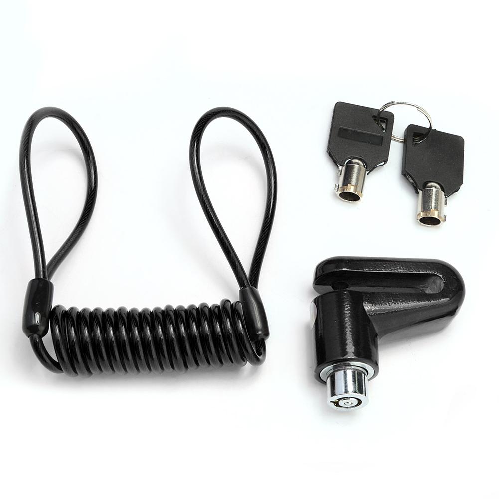 Anti Theft Bike Anti Theft  Lock Security Bicycle Disc Brake Lock Theft Protection for M365 Scooter Kickscooter Supplies чёрный