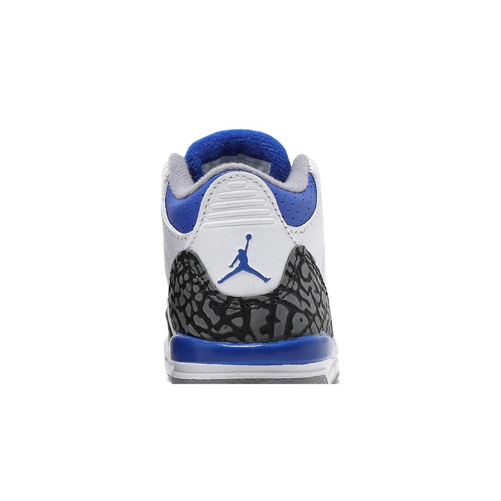 Air Jordan 3 Retro Toddler 'Racer Blue' (Unisex) White / Black / Cement Grey / Racer Blue Toddler Shoes 832033 145