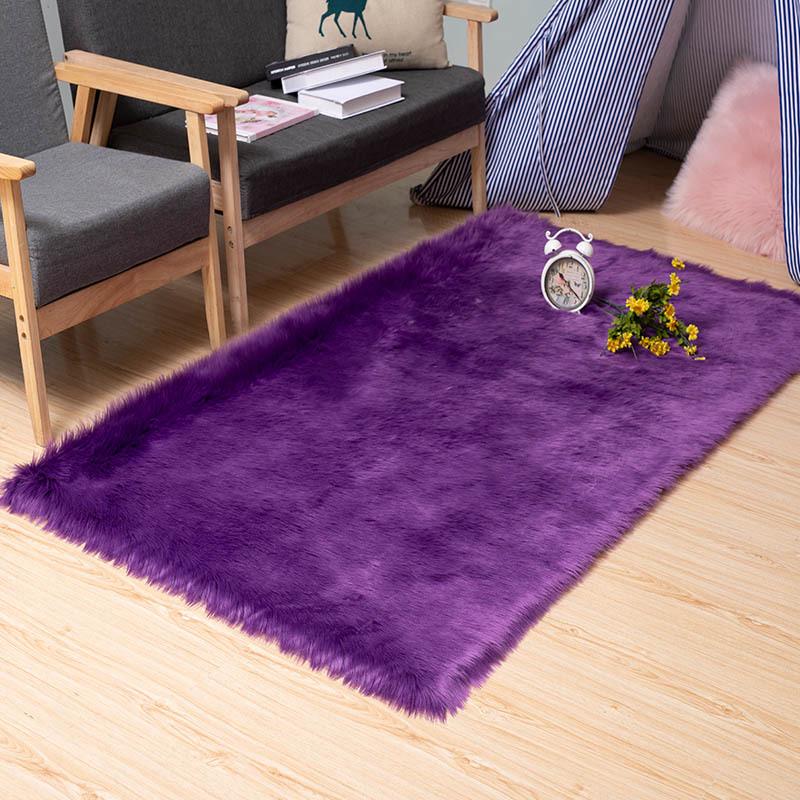 Australischer Langflor-Teppich - Rutschfeste Fußmatte für Wohnzimmer, Schlafzimmer oder Erker